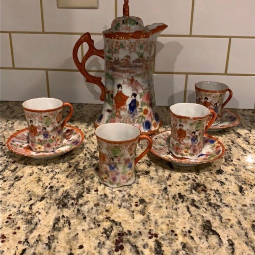 Antique chocolate pot